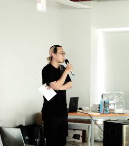 Thiện Chunli diễn giả workshop XP.lore giải mã digital painting tại ĐH FPT 