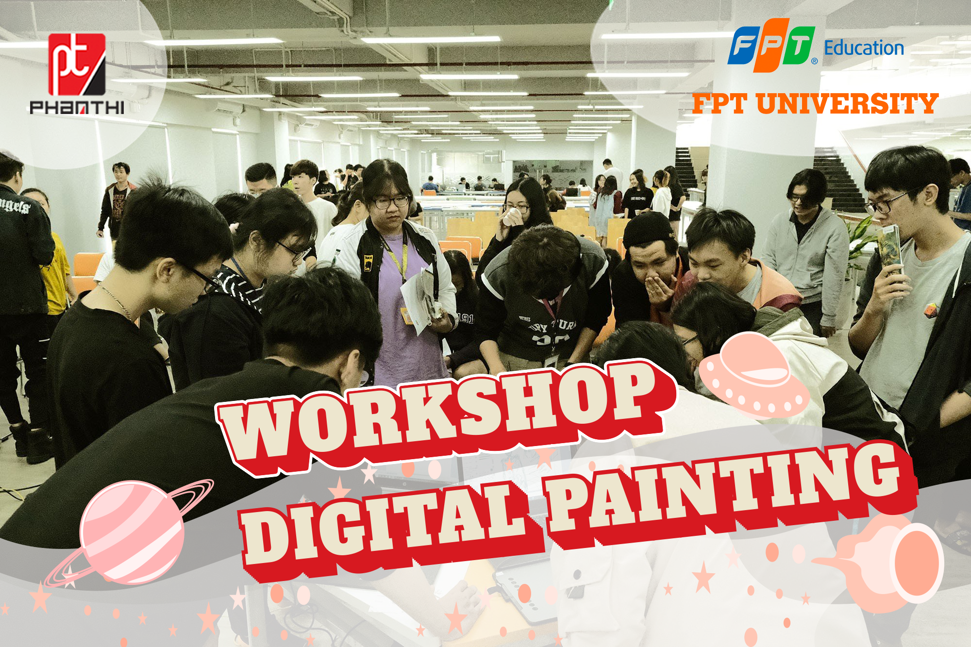 workshop XP.lore giải mã digital painting tại ĐH FPT