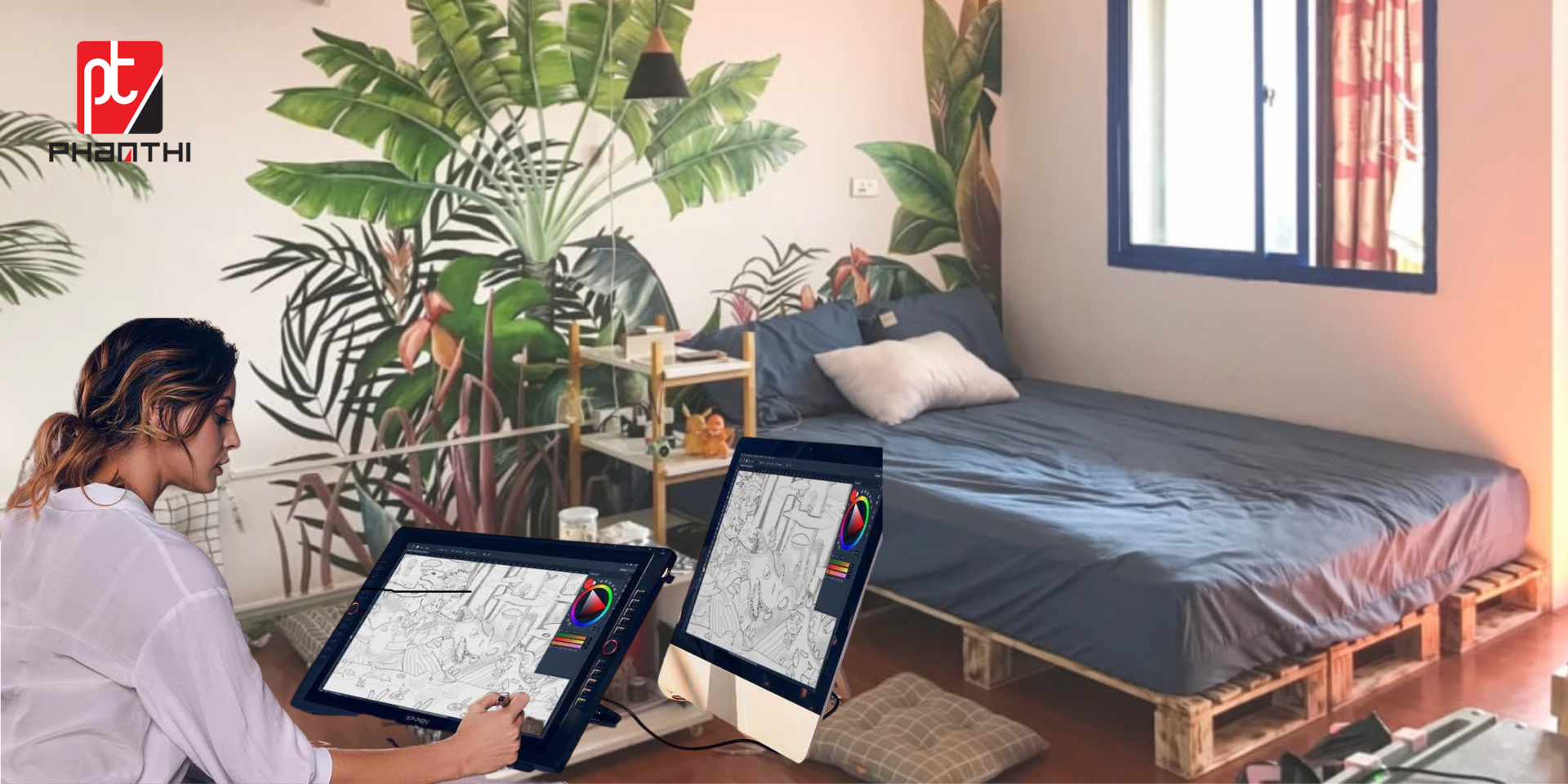 Trang trí nhà cửa mang dấu ấn cá nhân với bảng vẽ điện tử
