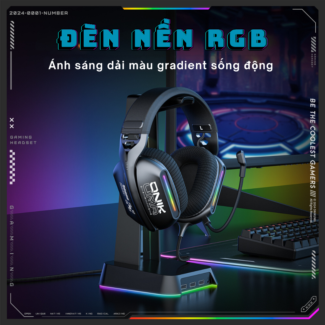 Tai nghe X12 đèn nền RGB