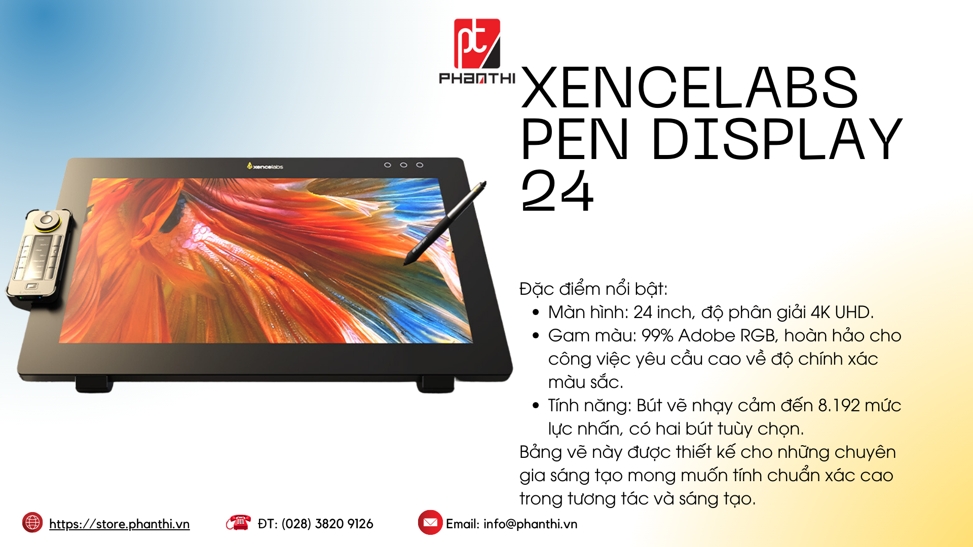 
Bảng vẽ điện tử, vẽ tranh kỹ thuật số, Xencelabs Pen Display 24, Wacom Cintiq Pro 24, Wacom Cintiq 16, Viekk VK1560, XP-Pen Artist 24 Pro, bảng vẽ kỹ thuật số tốt nhất, độ chính xác màu sắc, bút vẽ nhạy cảm lực nhấn.