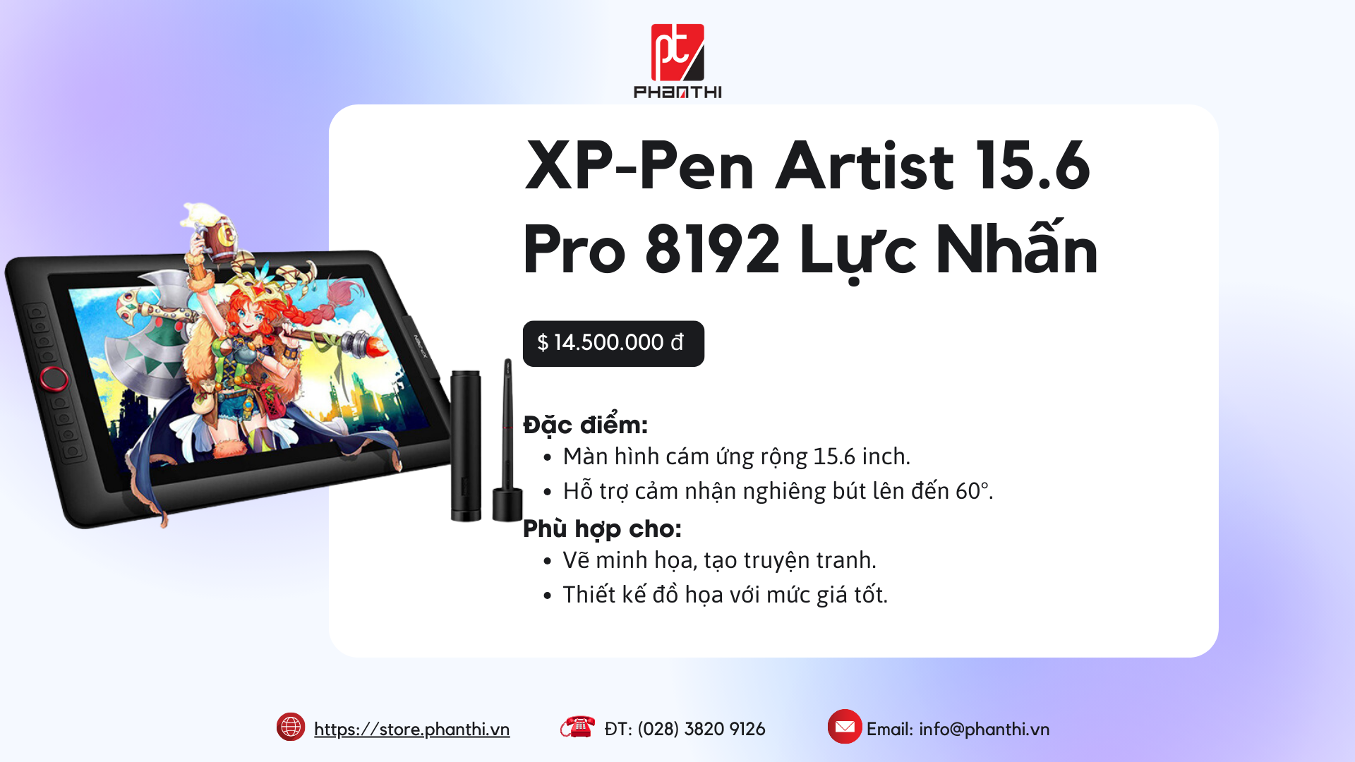 XP-Pen Artist 15.6 Pro 8192 Lực Nhấn, Bảng vẽ đồ họa, Kích thước bảng vẽ, Wacom Intuos Pro Medium, XP-Pen Artist 15.6 Pro, Xencelabs Pen Tablet Medium, Cách chọn bảng vẽ phù hợp