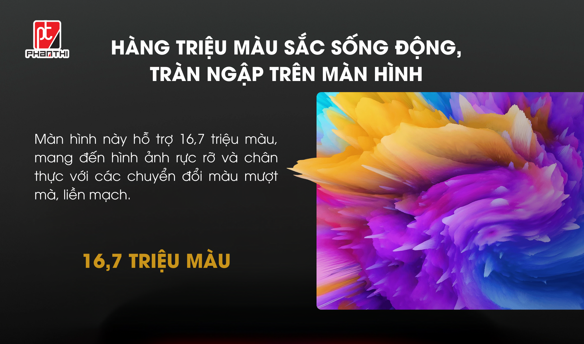 Artist 13.3 Pro V2-16K hàng triệu màu sắc sống động.