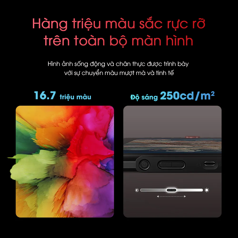 16.7 triệu màu - 15.6 Pro V2 - 16K