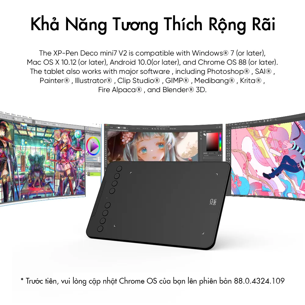 Deco Mini7 V2 Khả năng tương thích rộng rãi.