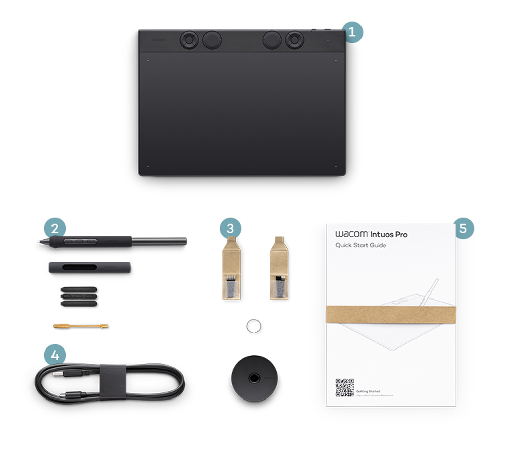 Wacom Intuos Pro PTK670 M bao gồm