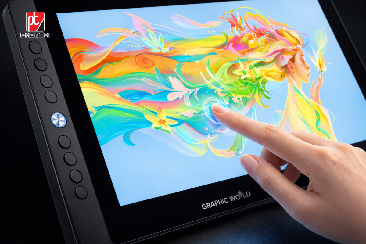 bảng vẽ cảm ứng tay