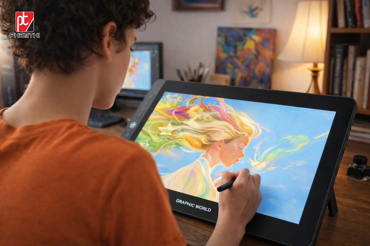 bảng vẽ cảm ứng tay