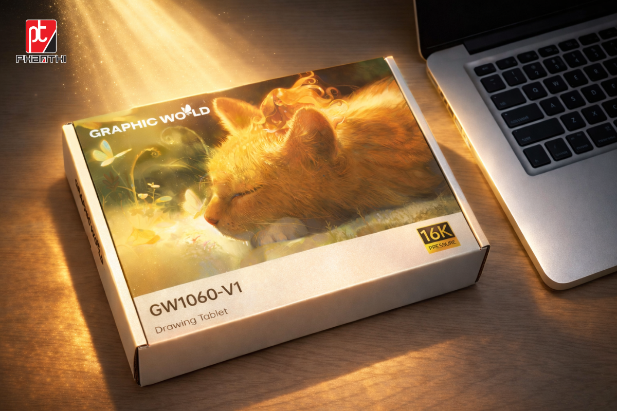 bảng vẽ 16k mức lực nhấn